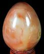 Colorful Carnelian Agate Egg #55516-1